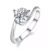 Moissanite Ring, 925 Sterling Silver, 1ct, 2ct, 3ct Moissanite Ring, Engagement Ring, Wedding Ring, Luxury Ring, Ring/Band, Round Cut Ring | Save 33% - Rajasthan Living 11