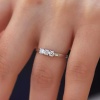 Moissanite Ring, 925 Sterling Silver, 0.6ct Moissanite Ring, Engagement Ring, Wedding Ring, Luxury Ring, Ring/Band, Round Cut Ring | Save 33% - Rajasthan Living 13