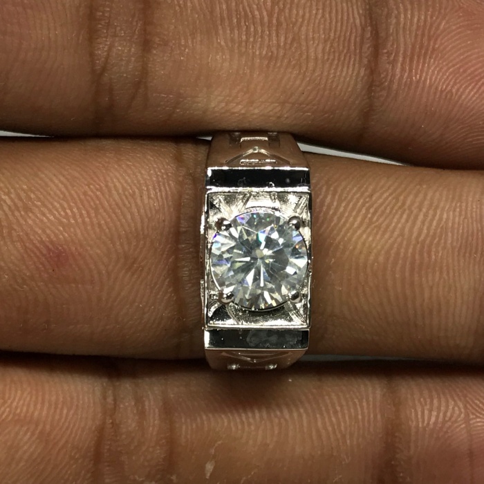 Moissanite Ring, 925 Sterling Silver, 2ct Moissanite Ring, Engagement Ring, Wedding Ring, Luxury Ring, Ring/Band, Round Cut Ring | Save 33% - Rajasthan Living 6