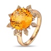 Natural Citrine Ring, 14k Yellow Gold, Citrine Engagement Ring, Citrine Ring, Citrine Wedding Ring, luxury Ring, Citrine Round cut Ring | Save 33% - Rajasthan Living 11