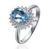 Natural Aquamarine Ring, 925 Sterling Silver, Aquamarine Ring, Engagement Ring, Wedding Ring, Luxury Ring, Ring/Band, Oval Cut Ring | Save 33% - Rajasthan Living 11