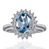 Natural Aquamarine Ring, 925 Sterling Silver, Aquamarine Ring, Engagement Ring, Wedding Ring, Luxury Ring, Ring/Band, Oval Cut Ring | Save 33% - Rajasthan Living 9