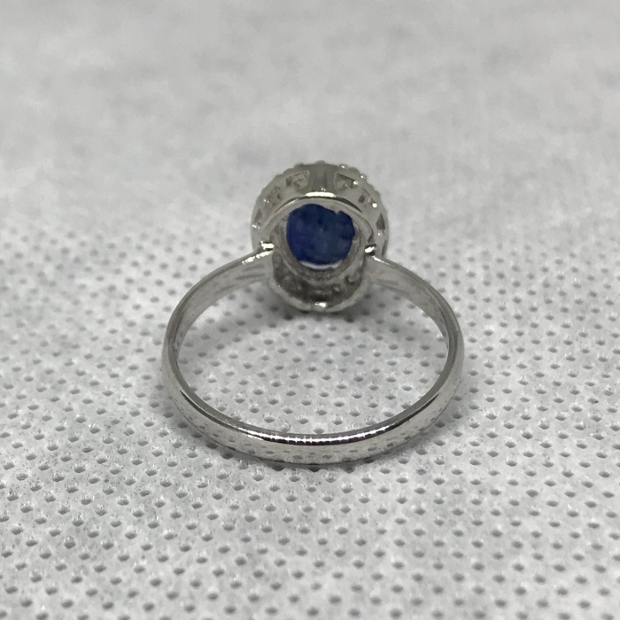 Natural Blue Sapphire Ring, 925 Sterling Sliver, Sapphire Engagement Ring, Wedding Ring, Sapphire luxury Ring, soliture Ring, Ovel cut Ring | Save 33% - Rajasthan Living 8
