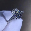 Moissanite Ring, 18k White Gold, 2.5ct Moissanite Ring, Engagement Ring, Wedding Ring, Luxury Ring, Ring/Band, Oval Cut Ring | Save 33% - Rajasthan Living 12