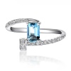 Natural Aquamarine Ring, 925 Sterling Silver, Aquamarine Ring, Engagement Ring, Wedding Ring, Luxury Ring, Ring/Band, Emerald Cut Ring | Save 33% - Rajasthan Living 9
