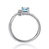 Natural Aquamarine Ring, 925 Sterling Silver, Aquamarine Ring, Engagement Ring, Wedding Ring, Luxury Ring, Ring/Band, Emerald Cut Ring | Save 33% - Rajasthan Living 12