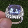 Tanzanite Woman Ring, Tanzanite Ring, 925 Sterling Silver Statement Ring, Engagement and Wedding Ring, Luxury Ring, Cushion Cut Ring | Save 33% - Rajasthan Living 14