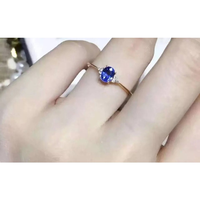 Natural Tanzanite Ring, 925 Sterling Sliver, Engagement Ring, Wedding Ring, luxury Ring, soliture Ring, Ovel cut Ring | Save 33% - Rajasthan Living 7