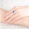 Natural Tanzanite Ring, 14k Solid White Gold Engagement Ring, Wedding Ring, Tanzanite Ring, luxury Ring, soliture Ring, Oval cut Ring | Save 33% - Rajasthan Living 11