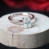 Moissanite Ring, 14k White gold, 1.8 ct Moissanite Ring, Engagement Ring, Wedding Ring, Luxury Ring,Ring/Band, Radiant Cut Moissanite Ring | Save 33% - Rajasthan Living 10