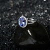 Natural Tanzanite Ring, 14k Solid White Gold Engagement Ring, Wedding Ring, Tanzanite Ring, luxury Ring, soliture Ring, Oval cut Ring | Save 33% - Rajasthan Living 12