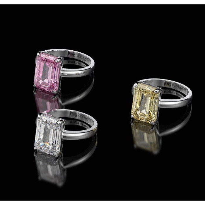 Pink Sapphire Ring, Citrine Ring, 925 Sterling Silver Woman Ring,Statement Ring,Engagement and Wedding Ring,Luxury Ring, Emerald Cut Ring | Save 33% - Rajasthan Living 9