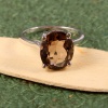 Natural Smoky Quartz Ring, 925 Sterling Silver Smoky Quartz Engagement Ring, Wedding Ring, Luxury Ring, Ring/Band, Oval Cut Ring | Save 33% - Rajasthan Living 10