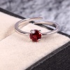 Natural Garnet Ring, 925 Sterling Sliver, Garnet Ring, Garnet Engagement Ring, Wedding Ring, luxury Ring, Ring/Band, Round cut Ring | Save 33% - Rajasthan Living 9