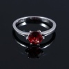 Natural Garnet Ring, 925 Sterling Sliver, Garnet Ring, Garnet Engagement Ring, Wedding Ring, luxury Ring, Ring/Band, Round cut Ring | Save 33% - Rajasthan Living 9