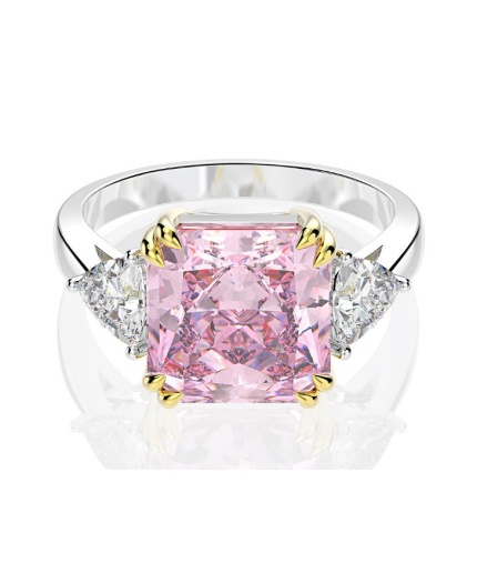 Pink Sapphire Ring, Citrine Ring, 925 Sterling Silver Woman Ring, Statement Ring, Engagement and Wedding Ring, Luxury Ring, Square Cut Ring | Save 33% - Rajasthan Living