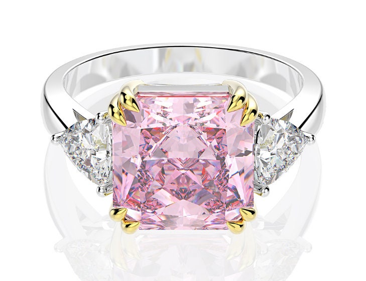 Pink Sapphire Ring, Citrine Ring, 925 Sterling Silver Woman Ring, Statement Ring, Engagement and Wedding Ring, Luxury Ring, Square Cut Ring | Save 33% - Rajasthan Living 12