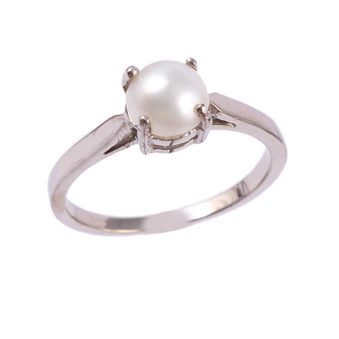 Natural Pearl Ring, 925 Sterling Sliver, Pearl Ring, Pearl Engagement Ring, Wedding Ring, luxury Ring, Ring/Band, Round Cabochon Ring | Save 33% - Rajasthan Living 7