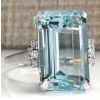 Aquamarine Woman Ring, Aquamarine Ring, 925 Sterling Silver Statement Ring, Engagement and Wedding Ring, Luxury Ring, Emerald Cut Ring | Save 33% - Rajasthan Living 11