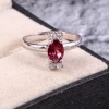 Natural Garnet Ring, 925 Sterling Sliver, Garnet Ring, Garnet Engagement Ring, Wedding Ring, luxury Ring, Ring/Band, Garnet Oval cut Ring | Save 33% - Rajasthan Living 10