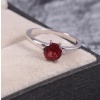 Natural Garnet Ring, 925 Sterling Sliver, Garnet Ring, Garnet Engagement Ring, Wedding Ring, luxury Ring, Ring/Band, Round cut Ring | Save 33% - Rajasthan Living 10