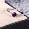 Natural Amethyst Ring, 925 Sterling Silver, Amethyst Engagement Ring, Amethyst Ring, Wedding Ring, Luxury Ring, Ring/Band, Round Cut Ring | Save 33% - Rajasthan Living 9