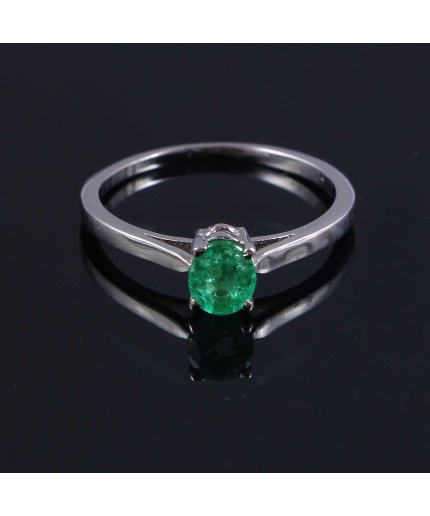 Natural Emerald Woman Ring, 925 Sterling Silver, Emerald Ring,  Emerald Statement Ring, Emerald Engagement and Wedding Ring, Oval Cut Ring | Save 33% - Rajasthan Living