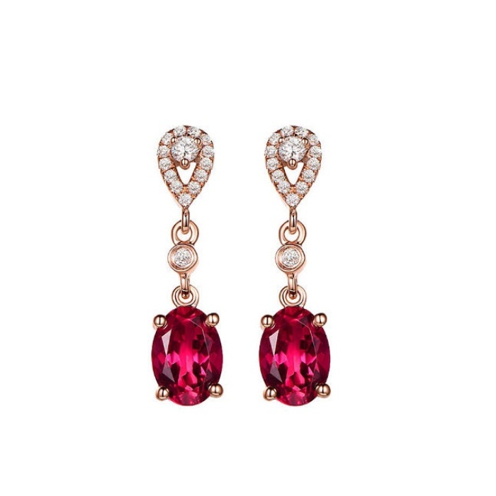 Lab Ruby Drop Earrings, 925 Sterling Silver, Ruby Earrings, Ruby Silver Earrings, Ruby Luxury Earrings, Oval Cut Stone Earrings | Save 33% - Rajasthan Living 8