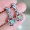 Natural Opal Drop Earrings, 925 Sterling Silver, Opal Drop Earrings, Earrings, Opal Earrings, Luxury Earrings, Oval Stone Earrings | Save 33% - Rajasthan Living 9