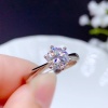 Moissanite Ring, 925 Sterling Silver, 1ct Moissanite Ring, Engagement Ring, Wedding Ring, Luxury Ring, Ring/Band, Round Cut Ring | Save 33% - Rajasthan Living 12