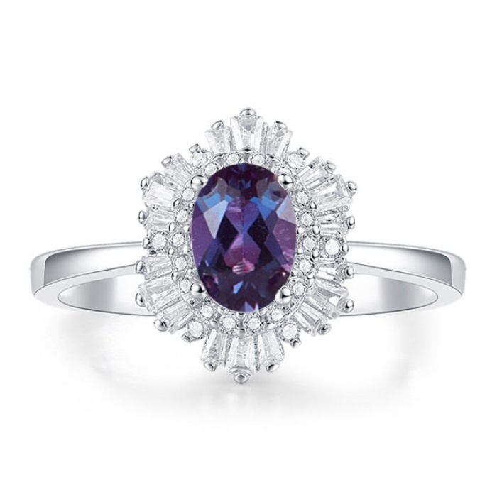 Alexandrite Ring, Woman Ring, 925 Sterling Silver Alexandrite Ring, Statement Ring, Engagement and Wedding Ring, Oval Cut Ring | Save 33% - Rajasthan Living 8