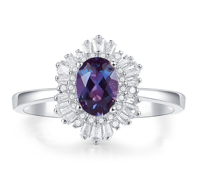 Alexandrite Ring, Woman Ring, 925 Sterling Silver Alexandrite Ring, Statement Ring, Engagement and Wedding Ring, Oval Cut Ring | Save 33% - Rajasthan Living 13