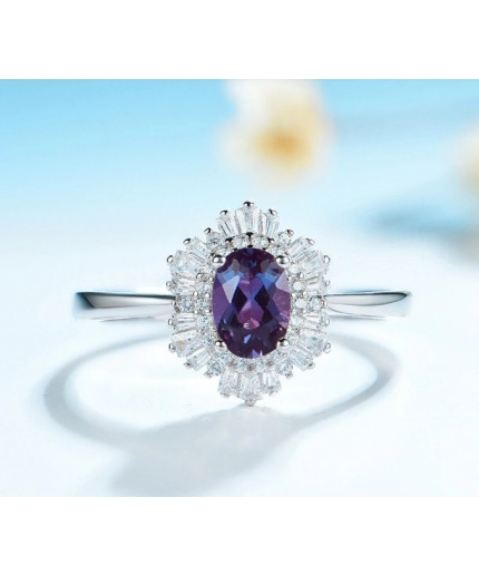 Alexandrite Ring, Woman Ring, 925 Sterling Silver Alexandrite Ring, Statement Ring, Engagement and Wedding Ring, Oval Cut Ring | Save 33% - Rajasthan Living