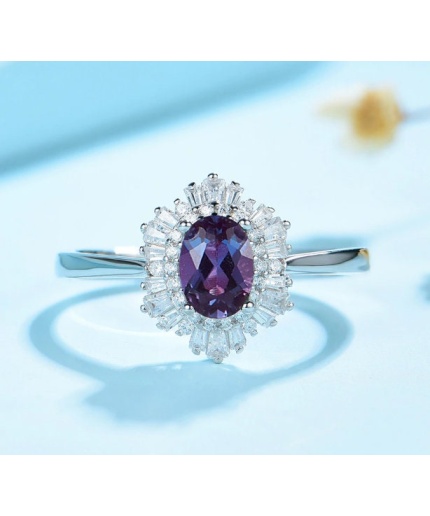 Alexandrite Ring, Woman Ring, 925 Sterling Silver Alexandrite Ring, Statement Ring, Engagement and Wedding Ring, Oval Cut Ring | Save 33% - Rajasthan Living 3
