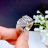 Moissanite Ring, 925 Sterling Silver, 3ct Moissanite Ring, Engagement Ring, Wedding Ring, Luxury Ring, Ring/Band, Round Cut Ring | Save 33% - Rajasthan Living 14