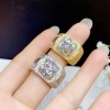 Moissanite Ring, 925 Sterling Silver, 3ct Moissanite Ring, Engagement Ring, Wedding Ring, Luxury Ring, Ring/Band, Round Cut Ring | Save 33% - Rajasthan Living 11