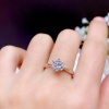 Moissanite Ring, 925 Sterling Silver, 1ct Moissanite Ring, Engagement Ring, Wedding Ring, Luxury Ring, Ring/Band, Round Cut Ring | Save 33% - Rajasthan Living 15