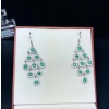 Natural Emerald Drop Earrings, 925 Sterling Silver, Emerald Drop Earrings, Emerald Silver Earrings, Luxury Earrings, Round Cut Stone Earring | Save 33% - Rajasthan Living 18