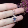 Natural Tanzanite Pendant, Engagement Pendent, Tanzanite Silver Pendent, Woman Pendant, Pendant Necklace, Luxury Pendent, Oval Cut Pendent | Save 33% - Rajasthan Living 10