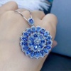 Natural Tanzanite Pendant, Engagement Pendent, Tanzanite Silver Pendent, Woman Pendant, Pendant Necklace, Luxury Pendent, Oval Cut Pendent | Save 33% - Rajasthan Living 10