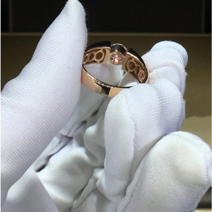 Moissanite Ring, 18k Gold, Moissanite Ring, Engagement Ring, Wedding Ring, Men Ring, Luxury Ring, Ring/Band, Round Cut Ring | Save 33% - Rajasthan Living 12