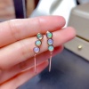 Natural Opal Drop Earrings, 925 Sterling Silver, Opal Drop Earrings, Earrings, Opal Earrings, Luxury Earrings, Round Stone Earrings | Save 33% - Rajasthan Living 11
