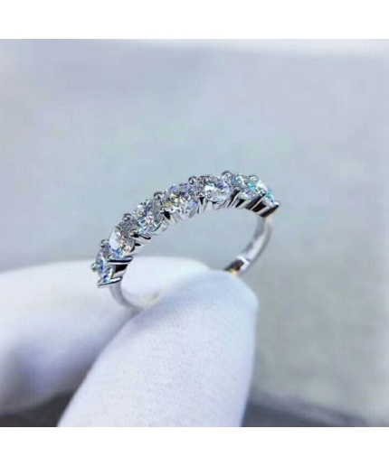 Moissanite Ring, 925 Sterling Silver, Moissanite Ring, Engagement Ring, Wedding Ring, Luxury Ring, Ring/Band, Round Cut Ring | Save 33% - Rajasthan Living 3