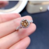 Yellow Moissanite Ring, 925 Sterling Silver, 1ct Moissanite Ring, Engagement Ring, Wedding Ring, Luxury Ring, Ring/Band, Round Cut Ring | Save 33% - Rajasthan Living 18