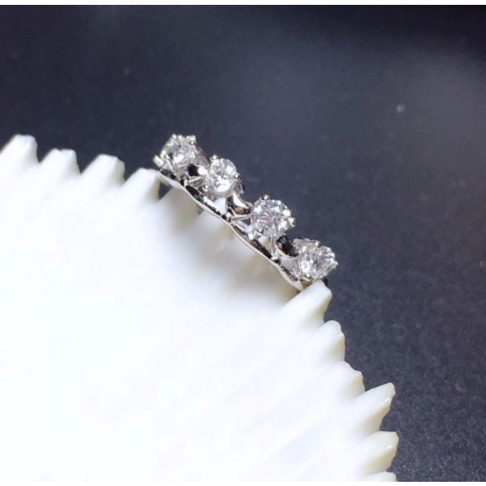 Moissanite Ring, 925 Sterling Silver, Moissanite Band, Engagement Ring, Wedding Ring, Luxury Ring, Ring/Band, Round Cut Ring | Save 33% - Rajasthan Living 10