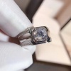 Moissanite Ring, 925 Sterling Silver, 2ct Moissanite Ring, Engagement Ring, Wedding Ring, Luxury Ring, Man’s Ring, Round Cut Ring | Save 33% - Rajasthan Living 16