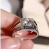 Moissanite Ring, 925 Sterling Silver, 2ct Moissanite Ring, Engagement Ring, Wedding Ring, Luxury Ring, Man’s Ring, Round Cut Ring | Save 33% - Rajasthan Living 11