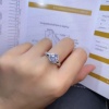 Moissanite Ring, 925 Sterling Silver, 1ct Moissanite Ring, Engagement Ring, Wedding Ring, Luxury Ring, Ring/Band, Round Cut Ring | Save 33% - Rajasthan Living 10