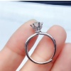 Moissanite Ring, 925 Sterling Silver, 1ct Moissanite Ring, Engagement Ring, Wedding Ring, Luxury Ring, Ring/Band, Round Cut Ring | Save 33% - Rajasthan Living 17