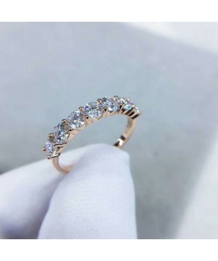 Moissanite Ring, 925 Sterling Silver, Moissanite Ring, Engagement Ring, Wedding Ring, Luxury Ring, Ring/Band, Round Cut Ring | Save 33% - Rajasthan Living